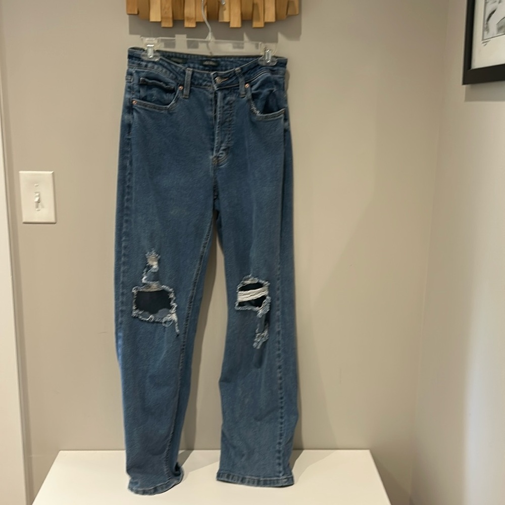 lWild Fable | High Rise Straight Leg Jeans Size 8. button fly see pics